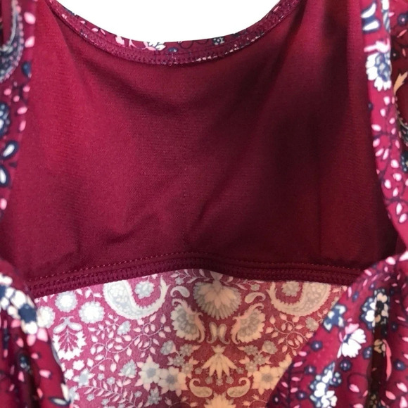 Arizona Jean Co NWT Multi Color Print Swimwear Top Size Meduim - Picture 6 of 6